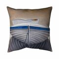 Begin Home Decor 26 x 26 in. Two Canoe Boats-Double Sided Print Indoor Pillow 5541-2626-CO52